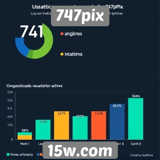 Estatísticas de usuários ativos no 747pix